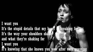 I Want You - Fiona Apple Karaoke