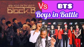 BTS vs BLOK B : “Boys in battle” MAMA 2015 / Chris Reactions