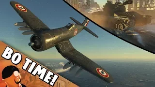 War Thunder Char 25t / F4U-7 "Spamming Rockets!"