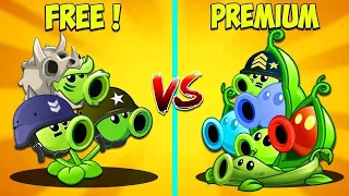 All Pea FREE & PREMIUM Battlez - Which Plant Will Win? - PvZ 2 Plant vs Plant