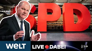 OLAF SCHOLZ - Rede des SPD-Kanzlerkandidaten auf dem SPD-Parteitag | WELT LIVE DABEI