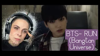 Reacting to BTS - Run (Bangtan Universe)