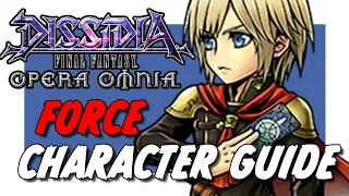 DFFOO ACE FORCE ECHO CHARACTER GUIDE & SHOWCASE!!! BEST ARTIFACTS & SPHERES!!! DORGANN IRIS COMBO!!!