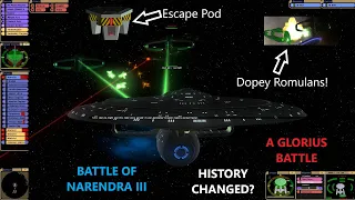 Battle of Narendra 3 | Enterprise C | History Changed? 4 Romulan Warbirds | Star Trek Bridge Command