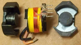 12V 5A Switching Transformer Autopsy - How it's constructed? Is it safe?
