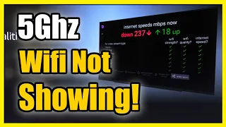 How to Fix 5Ghz Wifi Not Showing up on Amazon FIRE TV (Fix Internet)