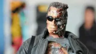 1/6 Terminator 3: Battle Damaged T-850 Custom Figure by David Lee