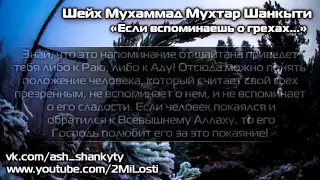 Шейх Шанкыти «Если вспоминаешь о грехах…»