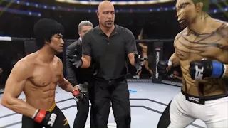 Bruce Lee vs. Pangolin (EA Sports UFC 2)