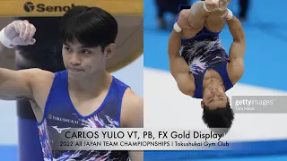 CARLOS YULO 🥇 🇵🇭 Display  | ALL JAPAN 🇯🇵TEAM CHAMPIONSHIP | VT, PB, FX TEAM Display | TOKUSHUKAI GYM