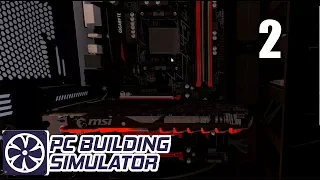 PC BUILDING SIMULATOR #02 💻 Schwierigkeiten mit dem Netzteil  💻 [Deutsch|German]