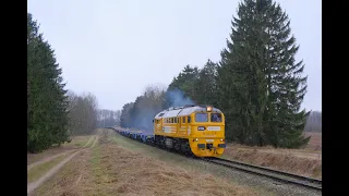 Грузовой тепловоз М62К-1640 Тракишки - Моцкава / Diesel locomotive М62К-1640 Trakiszki  - Mockava
