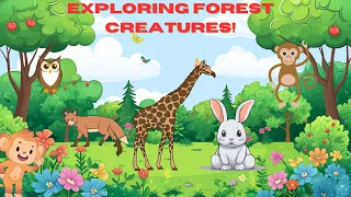 Exploring Forest Creatures | Cartoon Animals | For Kids | Kinder roots