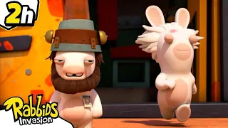 Mad Rabbid is back! | RABBIDS INVASION | 2H New compilation | Cartoon for Kids