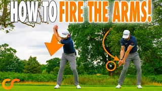 How To Get The ARMS FIRING In The Downswing