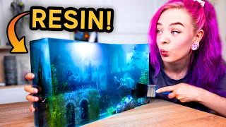 I Painted a 30 POUND Underwater Resin Diorama!