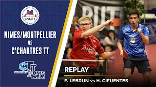 LEBRUN Felix vs CIFUENTES Horacio | Alliance Nimes/Montpellier - C'Chartres TT | PRO A