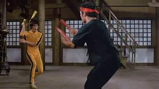Bruce Lee Vs Dan Inosanto nunchaku fight in game of death
