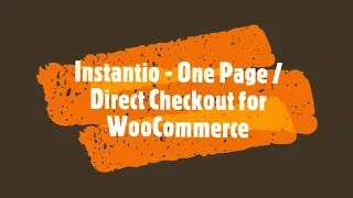 Instant Checkout for WooCommerce | Checkout in 15 seconds | WooCommerce Quick Checkout | Free Plugin
