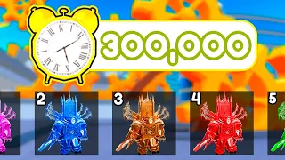 How Many ULTIMATE TITANS for 100,000 CLOCKS In Toilet Tower Defense