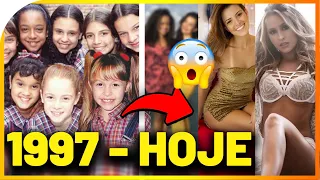 Elenco CHIQUITITAS Antes e depois (1997 vs AGORA) ATUALIZADO