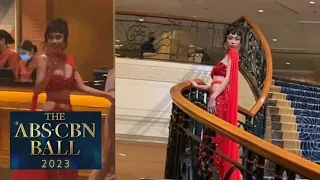 MAYMAY ENTRATA KABOGERA TALAGA KAHIT SOLO SA RED CARPET NG ABSCBN BALL 2023 | EXCLUSIVE COVERAGE