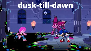 [FNF requested by Brandon Cook] Pibby Steven, Spinel and RR Sonic sing Dusk-till-dawn (Playable)