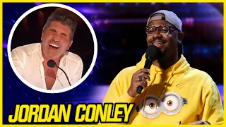 Simon não consegue parar de rir! Jordan Conley faz uma audição hilária | AGT 2022