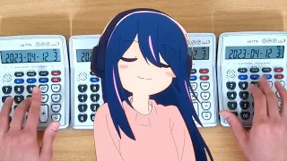 Oshi No Ko(推しの子) OP: YOASOBI - IDOL(アイドル) Calculator Cover