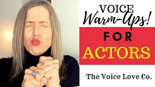 Voice Warm-Ups for Actors | Christi Bovee | The Voice Love Co.