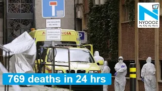 Spain death toll rises to 4,858 as 769 die in 24 hours