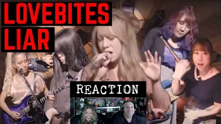 Reaction - Lovebites - Liar [Awake Again - Live From Abyss] | Angie & Rollen Green