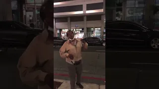 Downtown La Lady Sings just like Whitney Houston