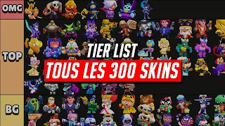 🔥 La TIER LIST ULTIME de TOUS LES SKINS de BRAWL STARS 🔥