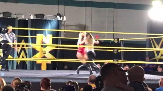 NXT Largo Aliyah takes a weird back bump for no reason verse Lana