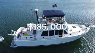$185, 000, 2000 430 Fast Trawler Mainship  For Sale in the Florida Keys #forsale