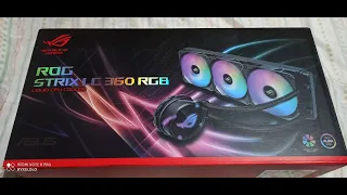 UNBOXING ROG Strix LC 360 RGB Liquid CPU cooler