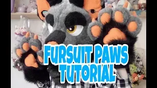 Tutorial Fursuit Paws/фурсьют лапки туториал