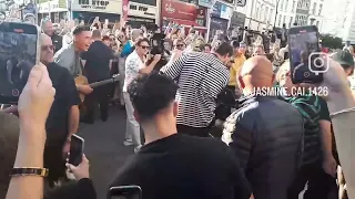 Lewis Capaldi and Niall Horan joined Jacob Koopman on Grafton Street