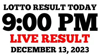 Lotto Result Today 9PM Draw December 13, 2023 Wednesday PCSO LIVE Result