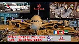 ✈️ TRIP REPORT | AIRBUS A380 EMIRATE PREMIUM ECONOMY | PARIS CDG TO DUBAÏ