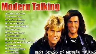 Modern Talking Megamix with Lyrics Legends Of Euro Disco 80' Best Songs of Modern Talking
