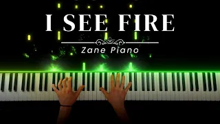 Ed Sheeran - I See Fire // Zane Piano Cover