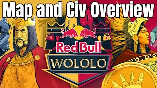 Red Bull Wololo - Map & Civ Overview