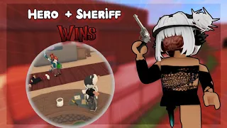 [MM2] HERO WINS + SHERIFF VICTORIES w/ Beating campers,teamers, & spam jumpers