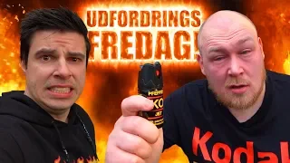 Udfordrings-fredag - Peberspray i ansigtet!