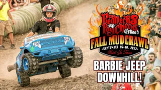 Rednecks with Paychecks Fall Mudcrawl 2022 Barbie Jeep Downhill