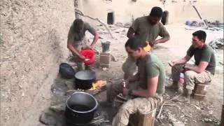 Marines break routine with Afghan cooking