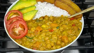 The Tastiest Curry Chickpea|Plant Based|Jamaican Style|THE RAINA’S KITCHEN