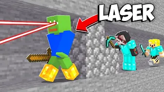 Hice Trampas en Reto de Cazador vs vMario con LASER en MINECRAFT